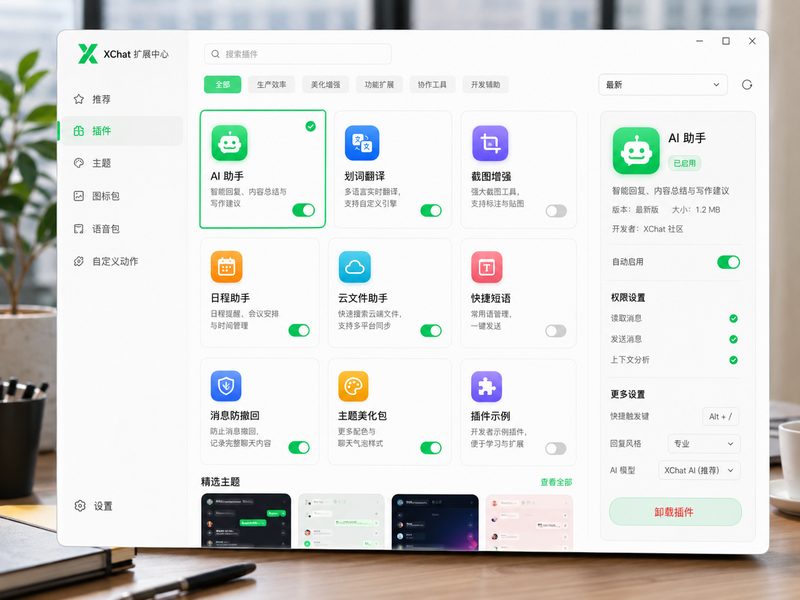 XChat 插件与脚本扩展网格